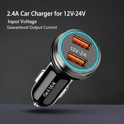 ซื้อ ที่ชาร์จในรถยนต์ USB คู่ 12V-24V Input 2.4A 3.0A Output online manufacture