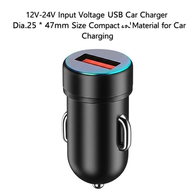 ซื้อ 2.4A จับชาร์จรถยนต์แบบ USB สองสาย 12V-24V สําหรับสมาร์ทโฟนแท็บเล็ต online manufacture