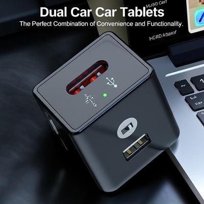 ซื้อ เครื่องชาร์จรถยนต์ USB สองตัว 2.4A 3.0A Output สําหรับ 12V-24V Input online manufacture
