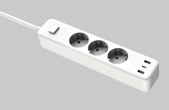ราคาดี PD 32W Smart Power Strip ด้วยพอร์ต USB หลายสาย USB C 5V3A 9V2.22A 20W แม็กซ์, USB A1 + A2 5V2.4A 12W แม็กซ์ ออนไลน์