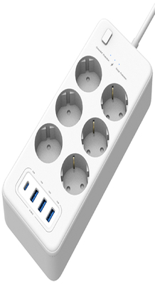 ราคาดี 4 ท่า PD 32W สมาธิ สายไฟฟ้าสมาธิ กับ AC Socket 250V16A 4000W ออนไลน์
