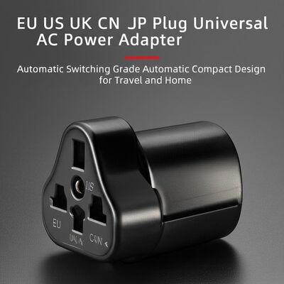 ราคาดี EU US UK CN JP AU Plug Universal AC Power Adapter อัตโนมัติการสลับเกรดอัตโนมัติการออกแบบคอมแพคต์สําหรับการเดินทางและบ้าน ออนไลน์